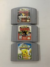 Pokemon Stadium, Snap, Hey You, Pikachu! Nintendo 64 Bundle TESTED N64