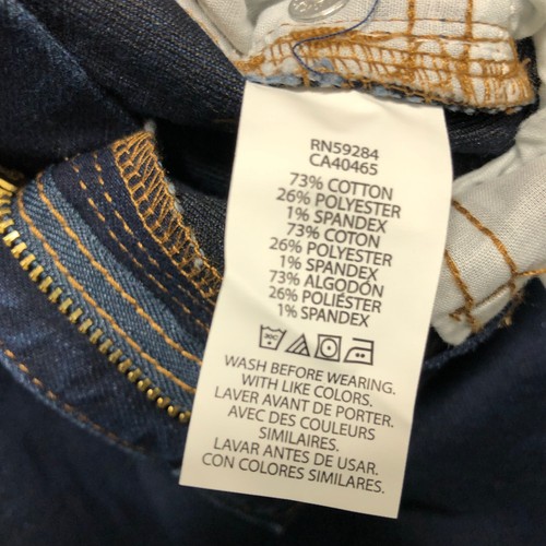 The Children Place Skinny Girls Blue Denim Jeans Uniform Mid Rise Size 10 New - Picture 5 of 8