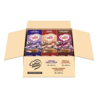 Nestle Coffee mate Creamer Singles Variety Pack, 0.37 Fl Oz (Pack of 150) 
