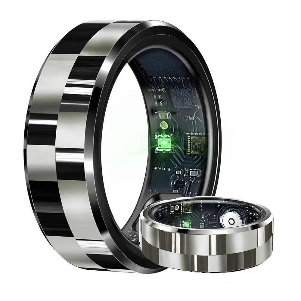 5ATM Wasserdicht R9 Luxus Smart Ring Blutsauerstoff Herzfrequenz Schlafmonitor