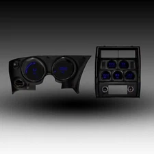 1968-1977 Corvette LED Direct Replacement Digital Cluster, Blue LEDs, w/GPS