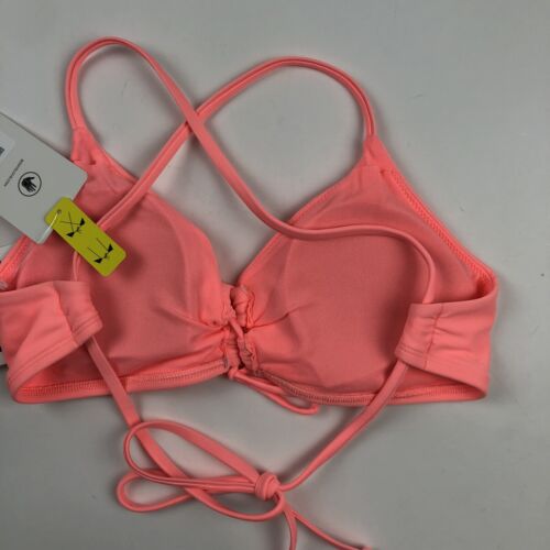 Body Glove Swim Bikini Top XS Smoothies Neon Coral Beach Resort - Picture 6 of 6