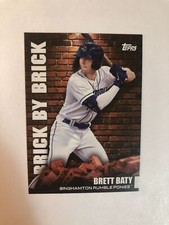 BRETT BATY 2022 Topps Pro Debut Brick By Brick #BB-15 New York Mets