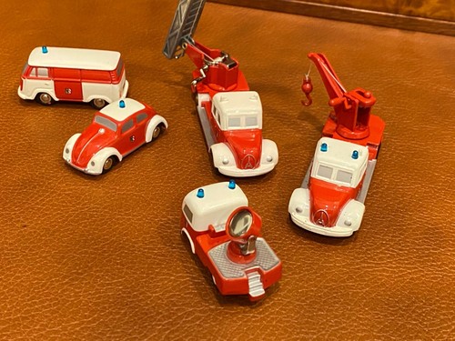 Schuco Piccolo | Nurnberg Fire Brigade 5 Car Gift Set in Tin Box | # SHU58013 - Picture 4 of 12