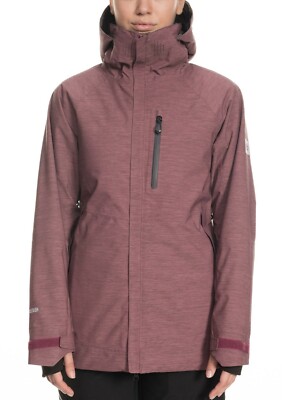 686 Women's GLCR HYDRA RSRVR INS Snow Jacket - CRUSHED BERRY HTHR - Small - NWT