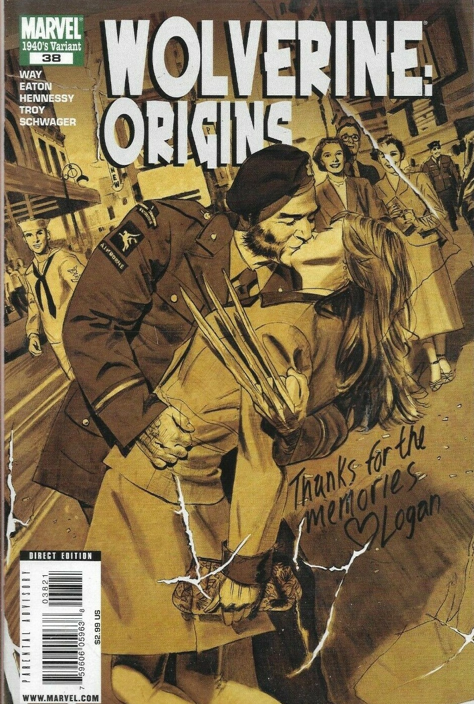 WOLVERINE ORIGINS #38 40's Variant - Back Issue (S)
