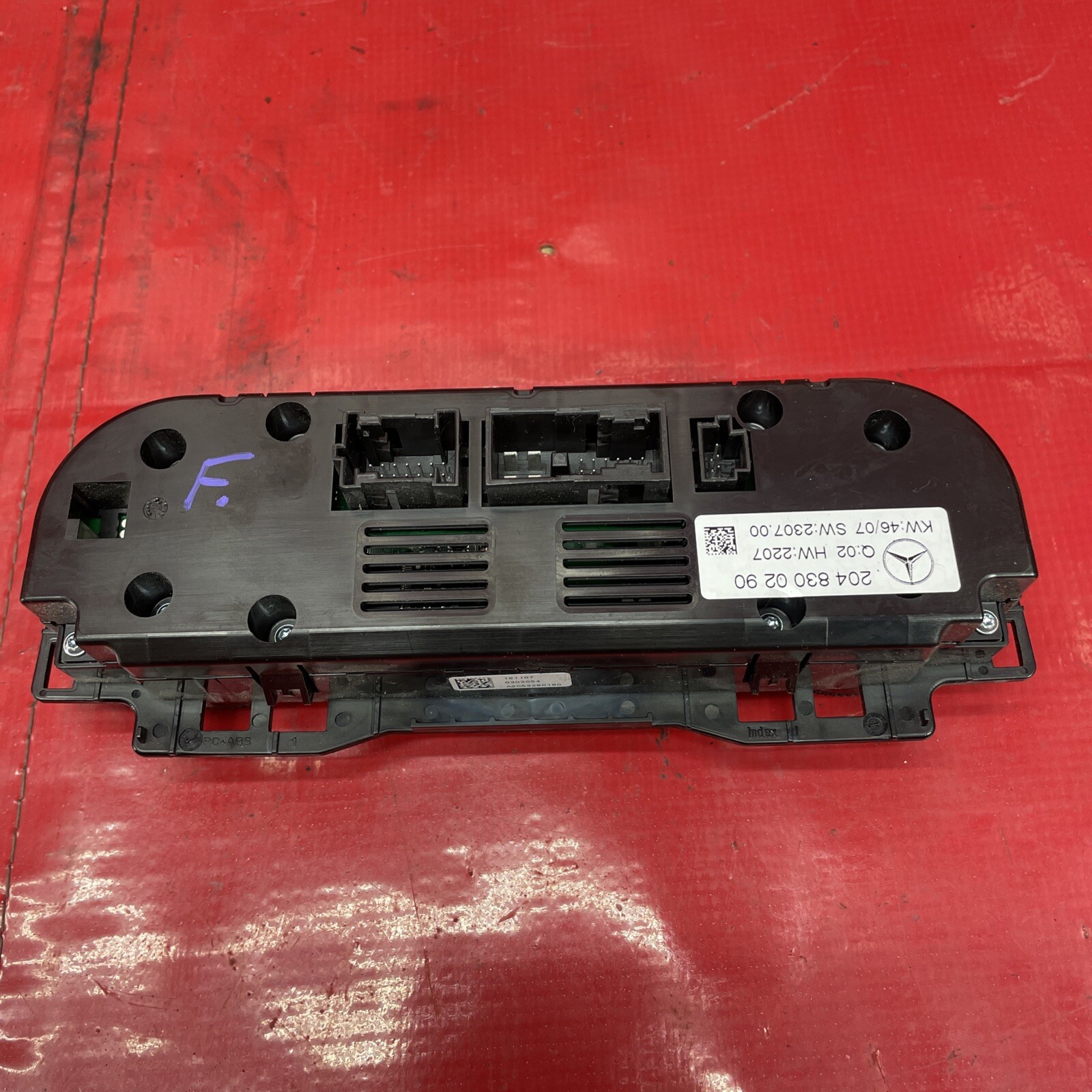 2008 MERCEDES BENZ C300 W204 TEMPERATURE CLIMATE CONTROL PANEL OEM eBay