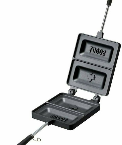 LOGOS Sandwichera Caliente Almacenamiento Compacto Fácil Mantenimiento en Casa en Campamento - Imagen 3 de 11