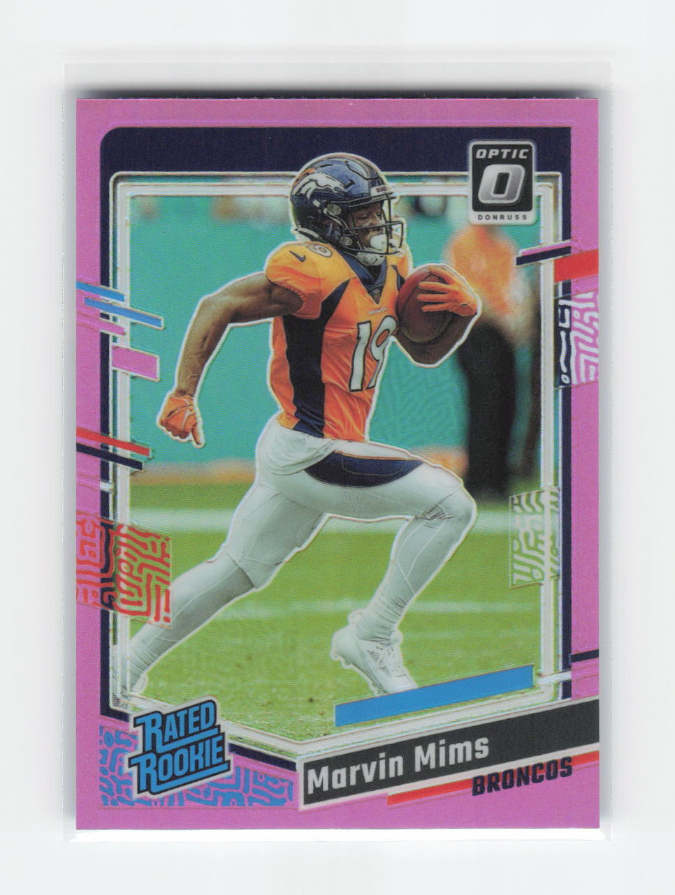 2023 Donruss Optic #231 Marvin Mims Pink