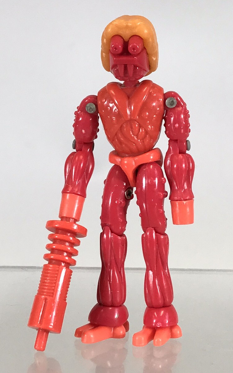 Vintage 1976 Mego Micronauts Aliens Membros Orange Brain 4” Figure