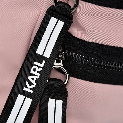 Karl Lagerfeld Pale Pink with Black 2 front pockets - Picture 6 of 8