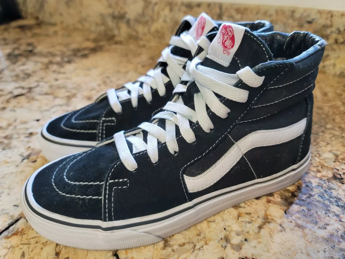 Vans Sk8 Hi Classic Skateboarding Shoes Old Skool High Top 721454 W 7 M 5.5
