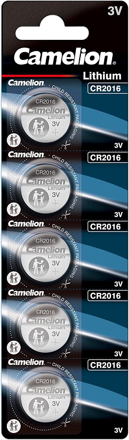 Thumbnail - 1 X Cr2016 Lithium Knopfzellen 3v Camelion Batterien