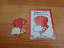 LIVERPOOL DANBURY MINT KIT COLLECTION 1951-52 HOME SHIRT ENAMEL PLAQUE BADGE