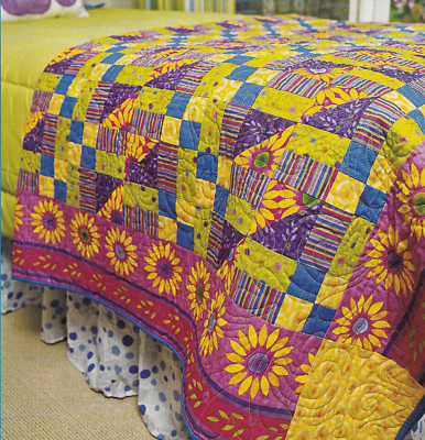Flower Power Quilt quilting pattern instructions