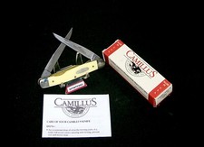Camillus #714 Yello Jaket Knife Trapper USA 3-7/8