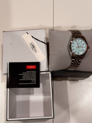 TIMEX Waterbury Legacy  TW2V18200 Quartz Stainless Steel Sky Blue Mens Watch