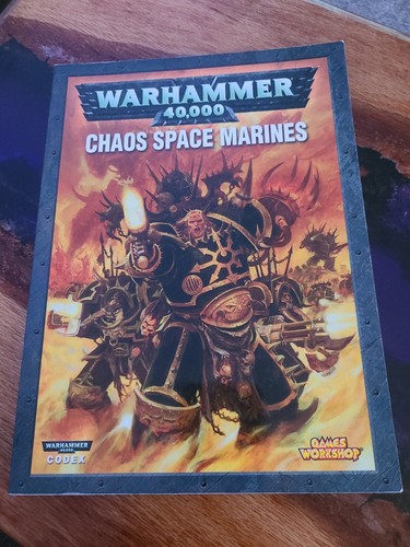Warhammer 40k Chaos Space Marines Codex Armee Regelbuch 4th Ed Games Workshop