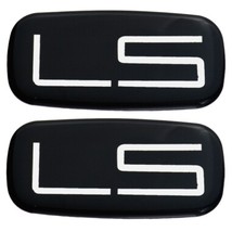 2Pc Black Chrome 99-07 Side Body LS Emblems 3D Badges Replacement 15036135