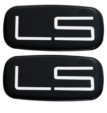 2Pc Black Chrome 99-07 Side Body LS Emblems 3D Badges Replacement 15036135