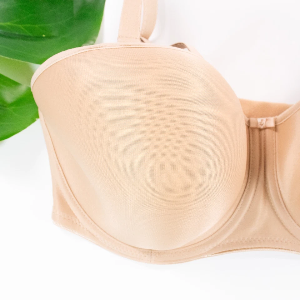 Sujetador Fantasie Talla 30G Con Aros Alisado Sin Tirantes Moldeado Beige 4530 Usado en Excelente Condición Foto 3 de 4