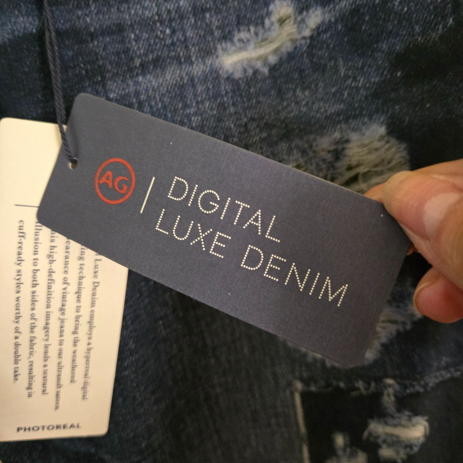 AG Adriano Goldschmied NWT Digital Luxe Denim Legging Jeans In Weber Size 28R thumbnail 6