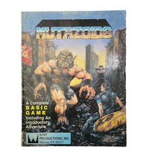 MUTAZOIDS RPG Sci-Fi Whit Productions 1989 Roleplaying