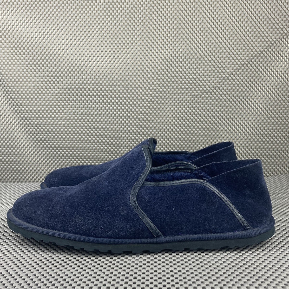 UGG Cooke Slip On Loafer Shoes Mens Size 10 Navy Blue  display picture 2