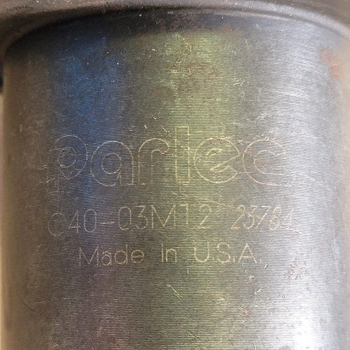 PARLEC C40-03MT2 MODULAR SHANK CAT40 TOOL HOLDER - Picture 3 of 8