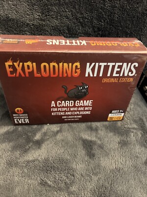 New Factory Sealed Exploding Kittens Party Card Game Original Edition Ages 7+