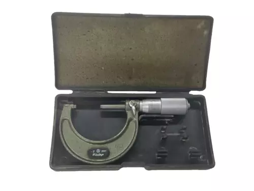 MITUTOYO TOOLS 1-2” OUTSIDE MICROMETER, 0.0001”, 103-136