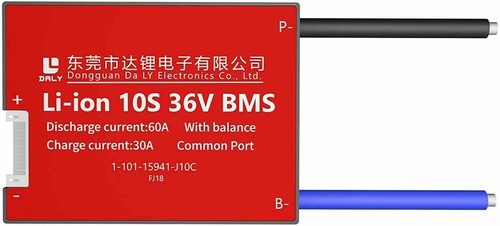 Li-ion BMS PCB 10S 36V 60A Daly Balanced Waterproof Battery Management System UK - Picture 2 of 11