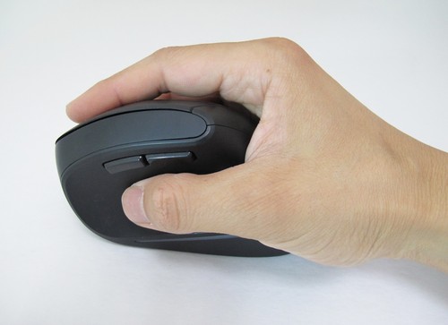 MOJO Bluetooth Wireless Vertical Silent Mouse Quiet Noiseless Mouse BLACK - Picture 4 of 10