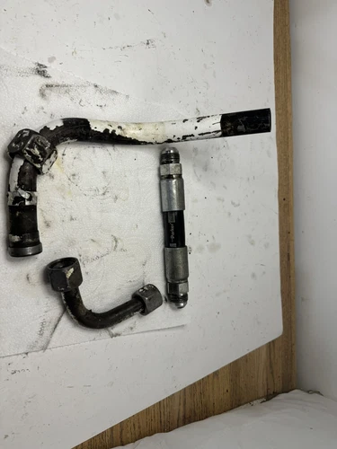 Bobcat 610 600 500 444 Hydraulic Metal Lines 2 One Rubber