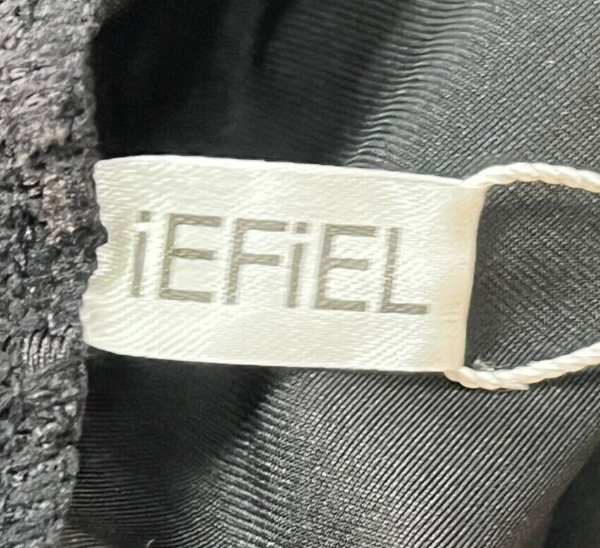 iEFiEL Black Lace Neckline Sleeveless Ballet Dance Leotard Girls Sz XXL (11-12)