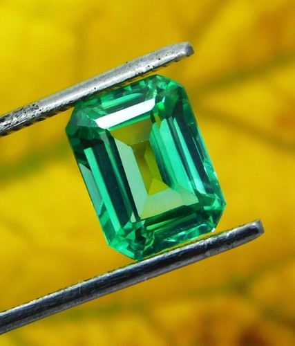 12.94 CT Natural Muzo Mine Emerald Colombian Emerald Certified LOOSE GEMSTONE