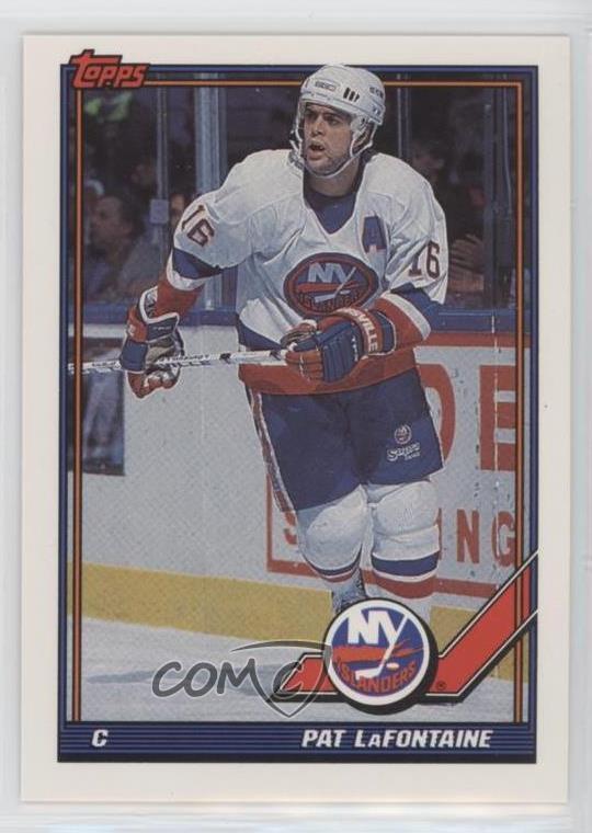 1991-92 Topps Topps Pre-Production Pat LaFontaine HOF