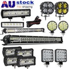 LED Work Light Bar Flood Spot Lights Car Truck SUV Driving Lamp Offroad 12V 24V