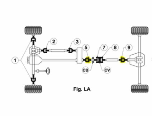 Toyota Tundra 2000-2006 Rear Driveline U-Joint Kit Dana Spicer - Picture 6 of 7