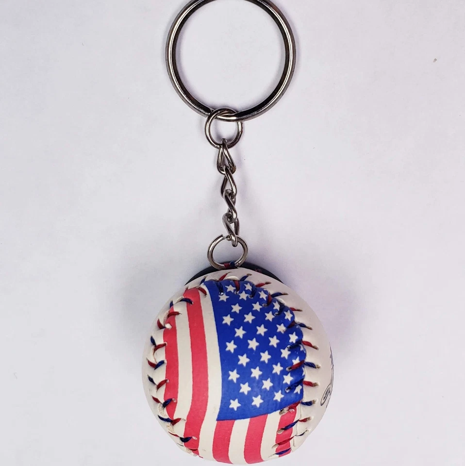 2002 MLB All-Star Game Keychain Ring Baseball MILLER PARK, WI Milwaukee Brewers - Image 3 of 4