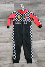 Racer Jumpsuit Costume Car Racing Medium Kids 37" L 14" W