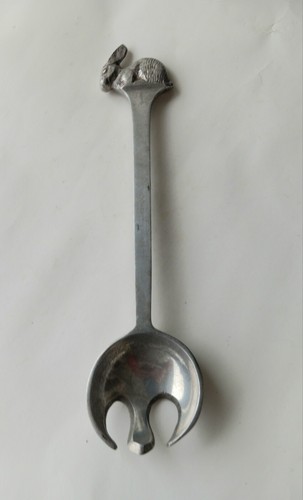 Arthur Court Osterhase Salatgabel Aluminiumguss