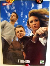 Fringe Anna Torv Joshua Jackson John Noble magazine poster A3 16x11