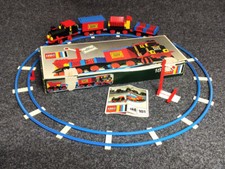 Lego 181 Set Complete Train Set with Motor (1972) - mit Box - Vintage Eisenbahn