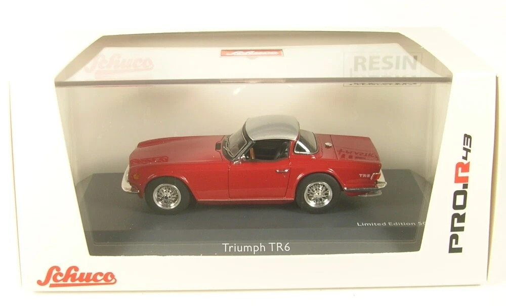 SCHUCO 1/43 SCALE Resin 450913000 - Triumph TR6 - British Racing Green EUR 119,99 - FR