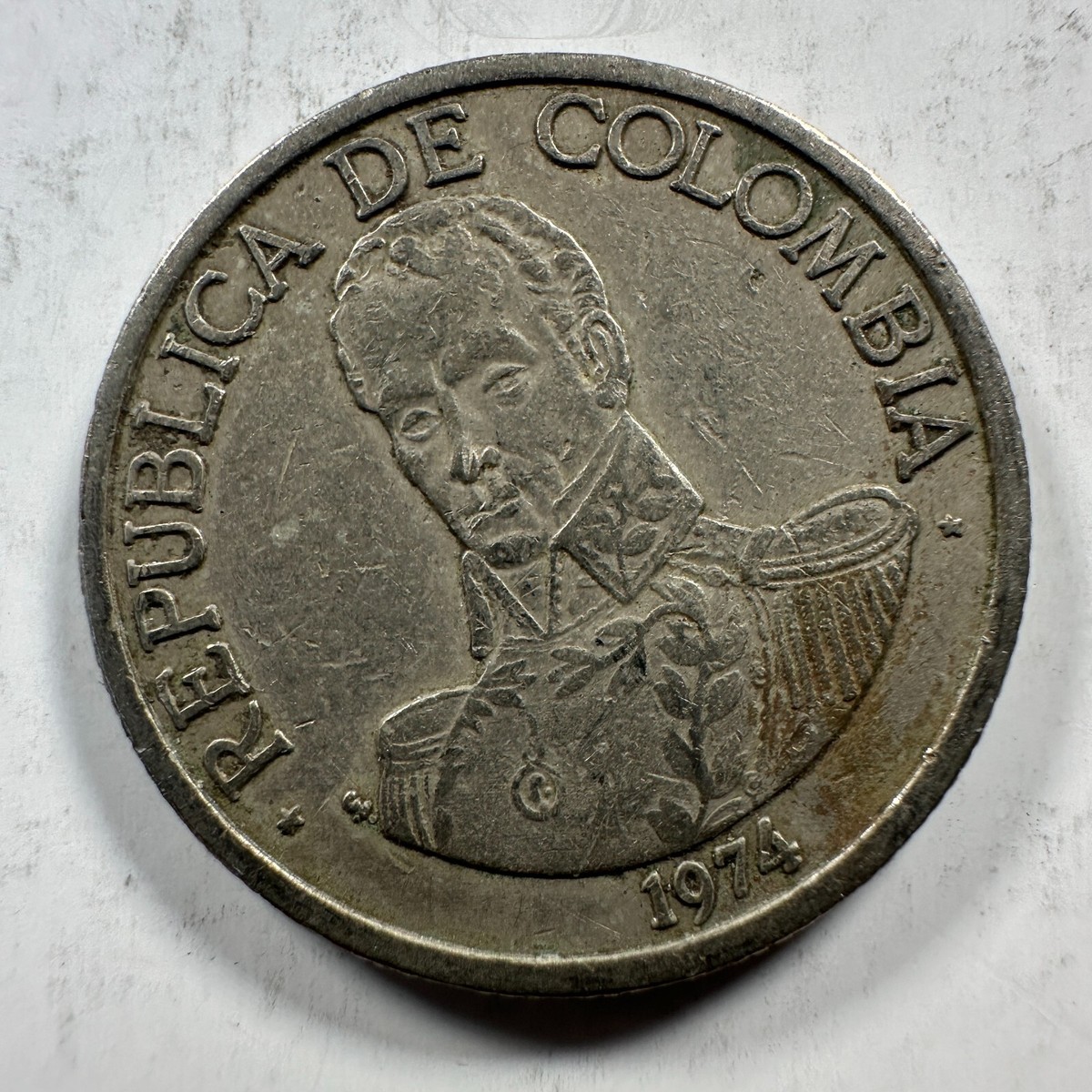 COLOMBIA 1 PESO 1974 | eBay