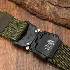 FARAMIGO Tactical belt Military high quality Nylon men's training belt metal mul