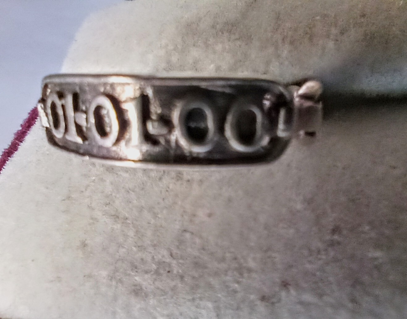 "MILLENIUM"  Vintage  STERLING  SILVER   RING - image 2