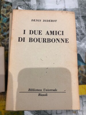 Diderot I Due Amici di Bourbonne Biblioteca Universale Rizzoli Bur B.U.R. 1845