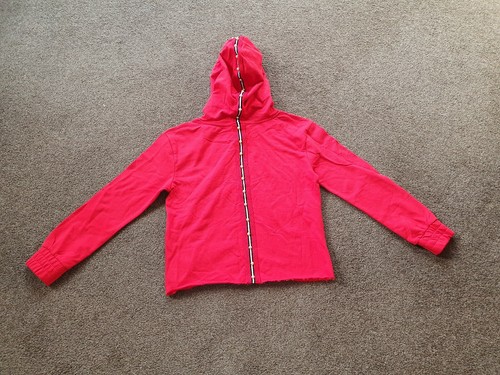 BNWT V By Very Girls Jogger Hodded Red Top Year 11 - Picture 3 of 4